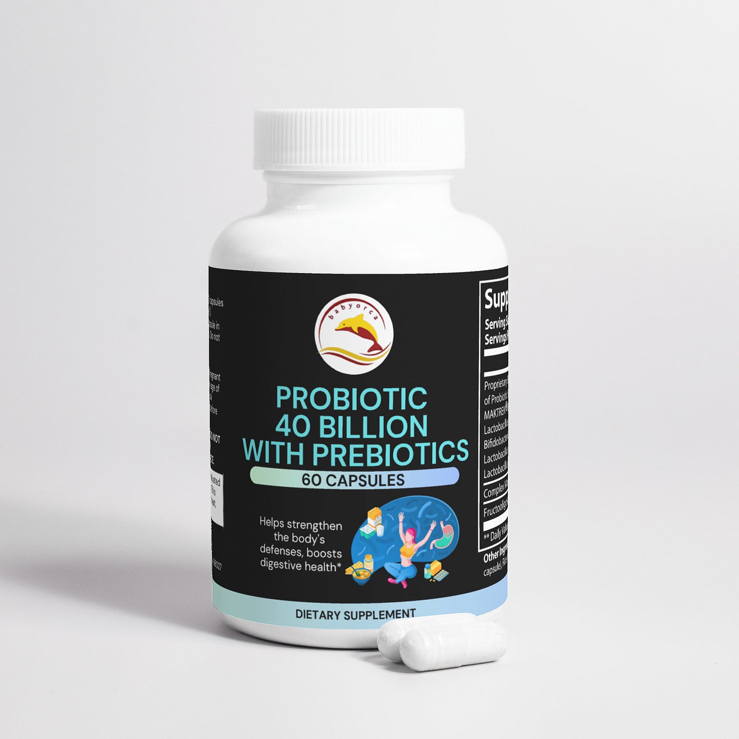 Probiotic 40 Billion with Prebiotics