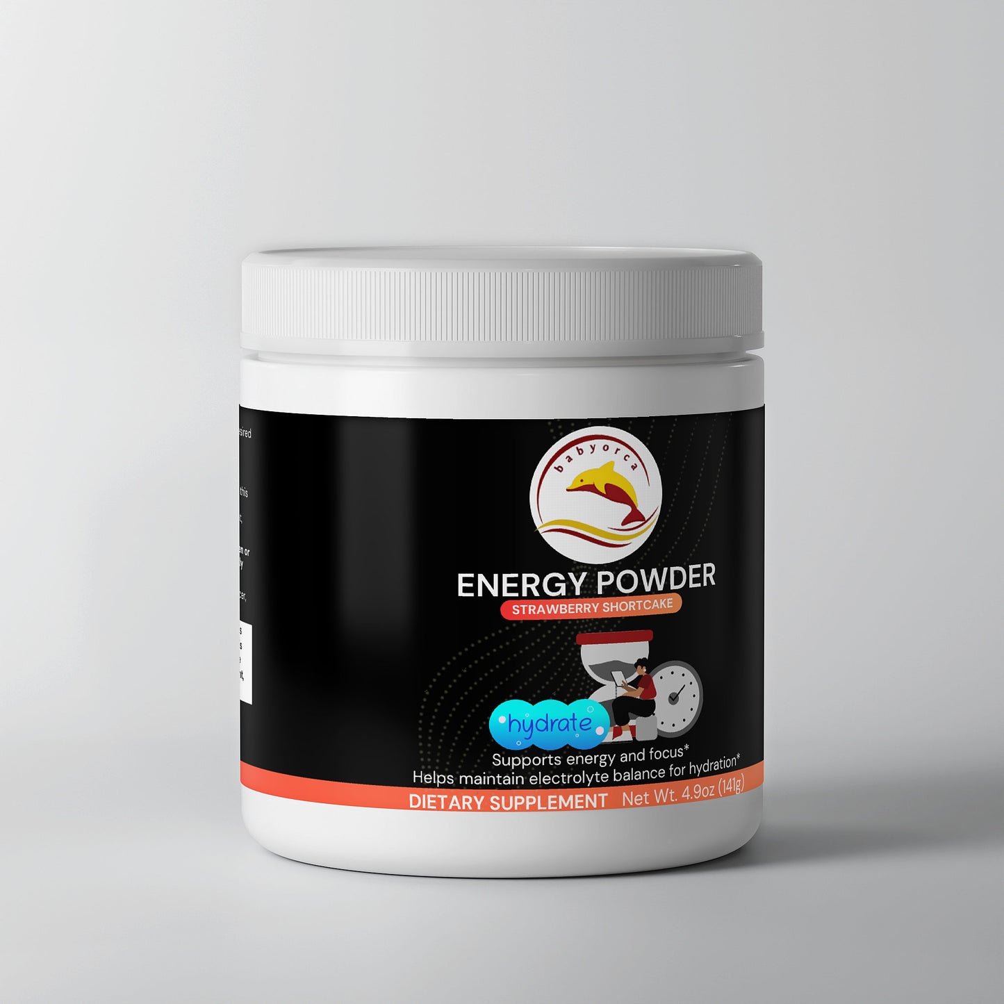 Energy Powder (Strawberry Shortcake)