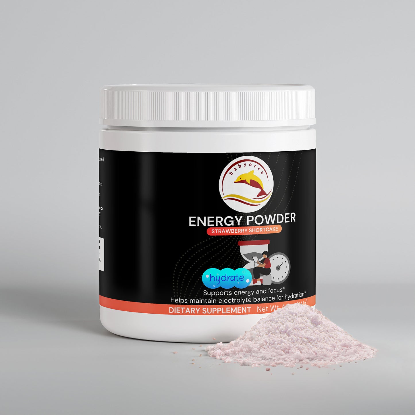 Energy Powder (Strawberry Shortcake)