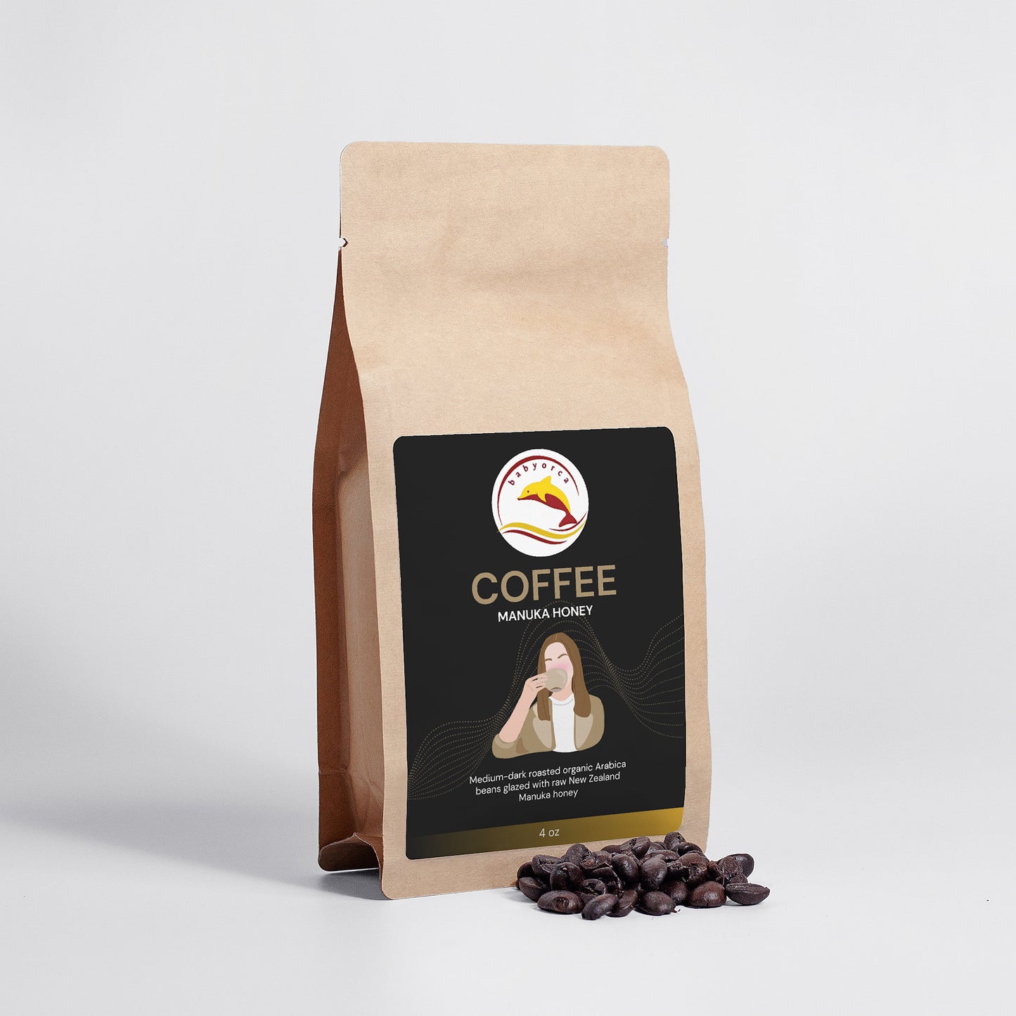Manuka Honey Coffee 4oz