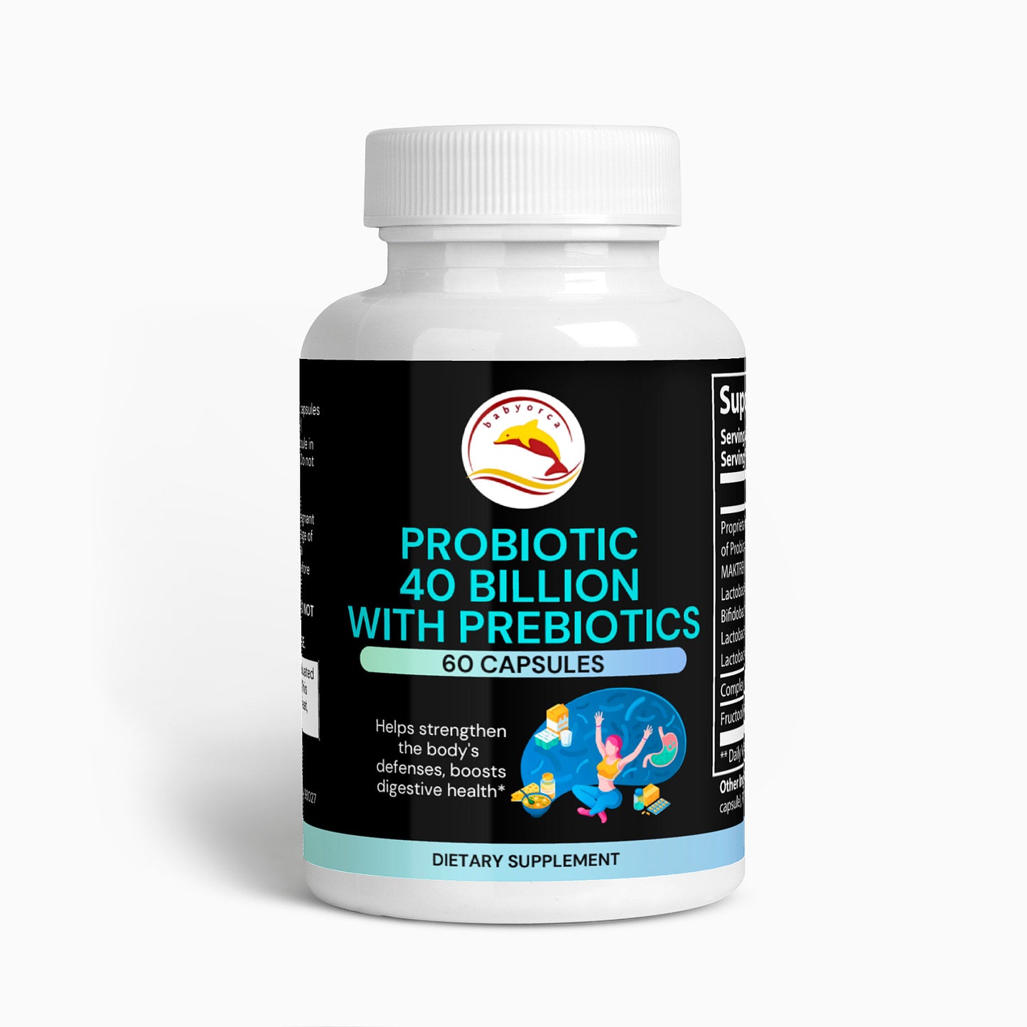 Probiotic 40 Billion with Prebiotics