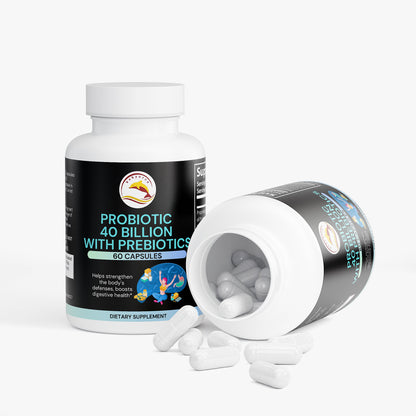 Probiotic 40 Billion with Prebiotics